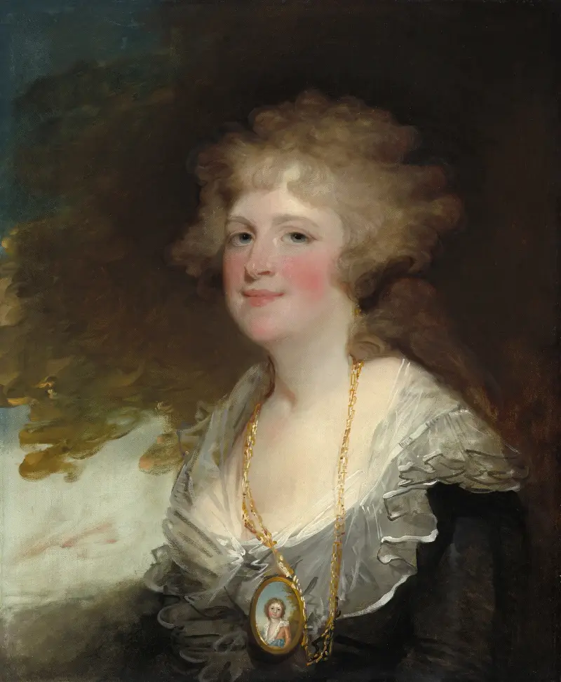 Sarah Shippen Lea (Mrs. Thomas Lea) av Gilbert Stuart