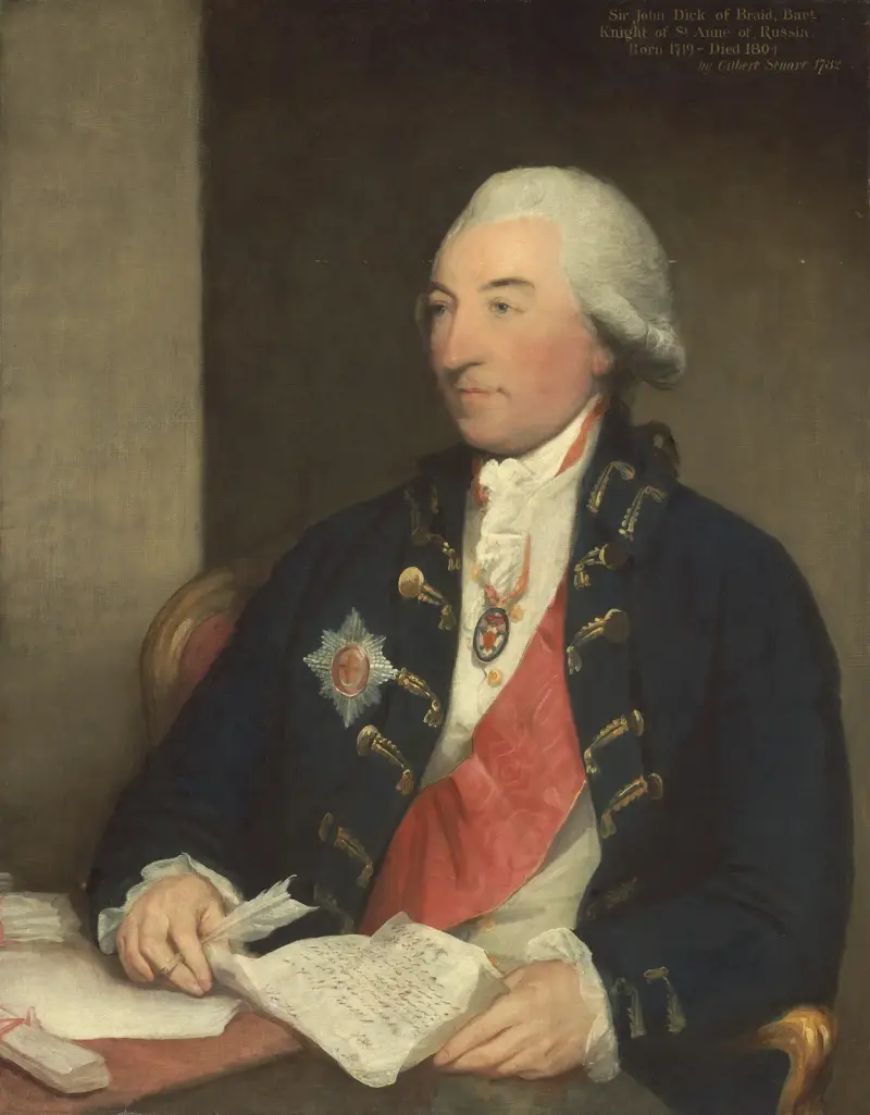 Sir John Dick von Gilbert Stuart