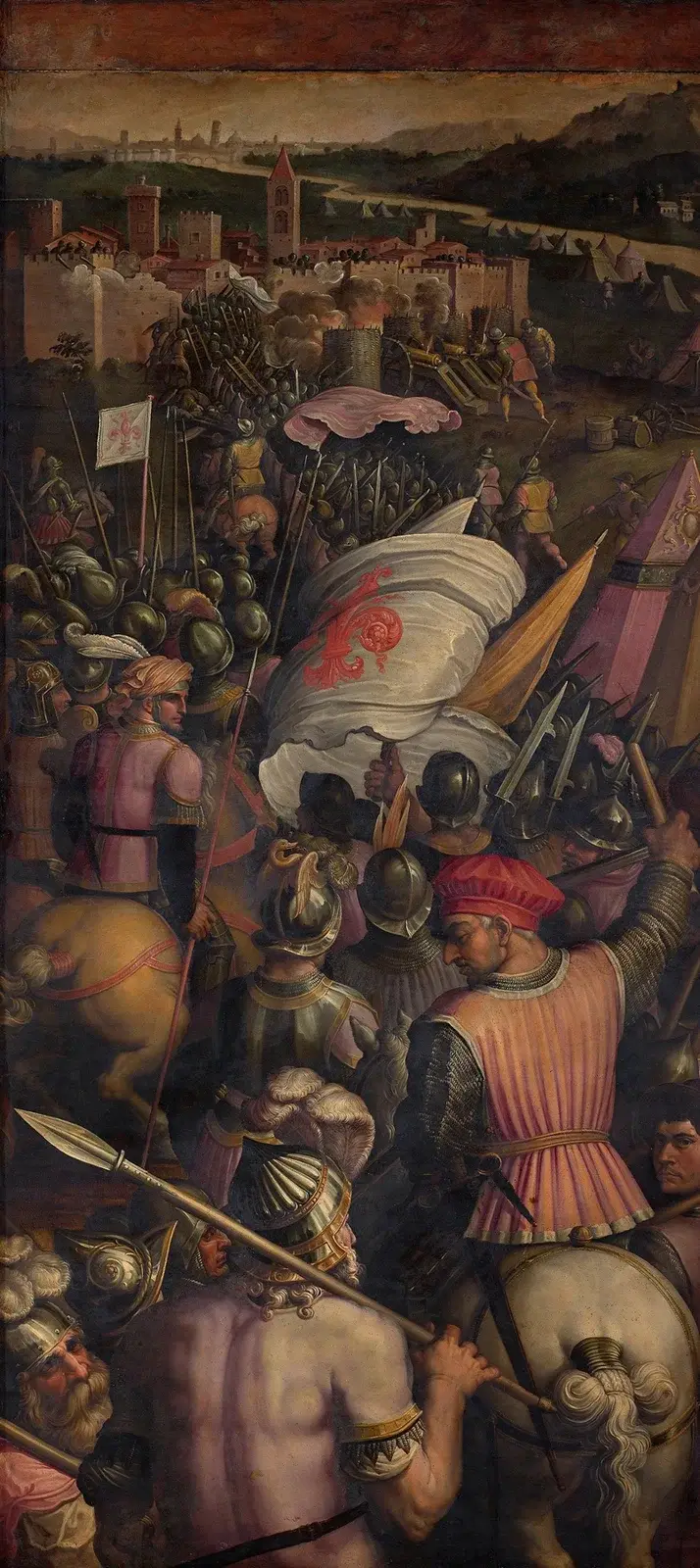 Capture of Cascina av Giorgio Vasari