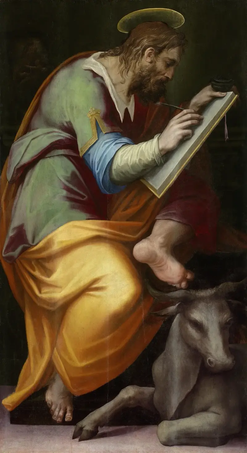 Sankt Lukas av Giorgio Vasari