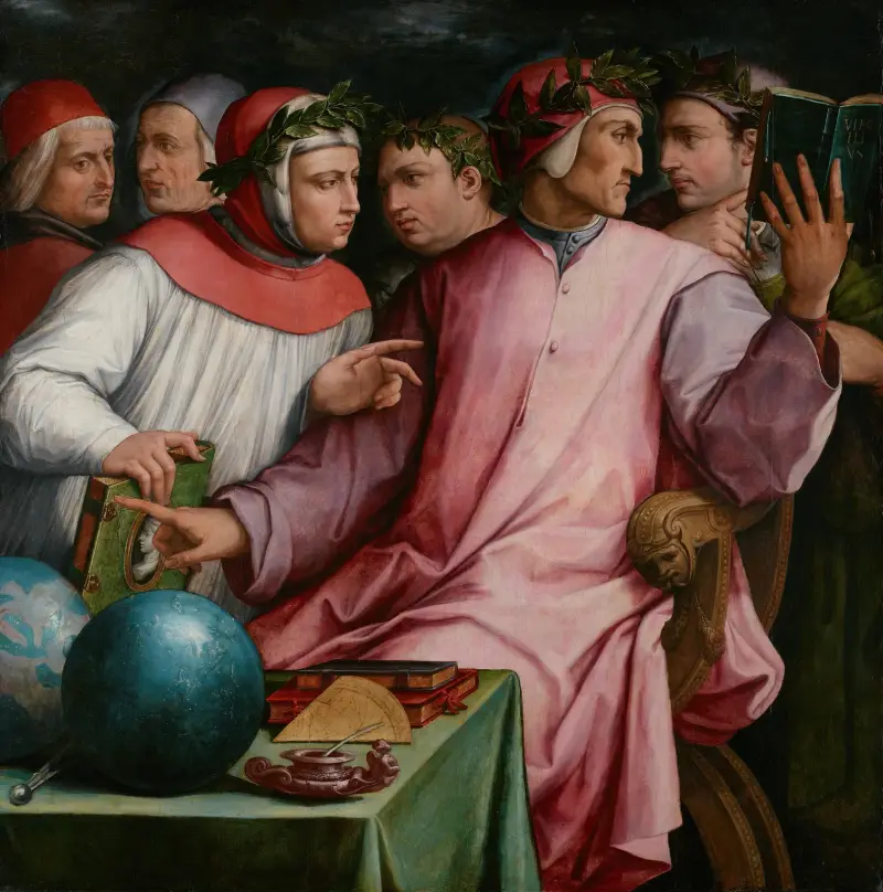 Sechs toskanische Dichter von Giorgio Vasari