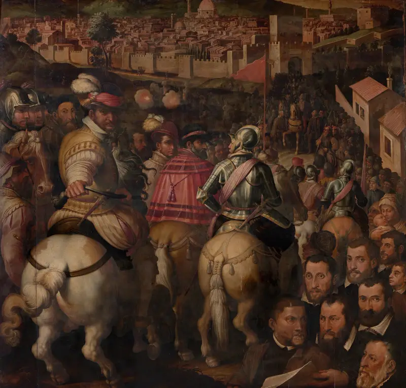 Triumf över kriget mot Siena av Giorgio Vasari
