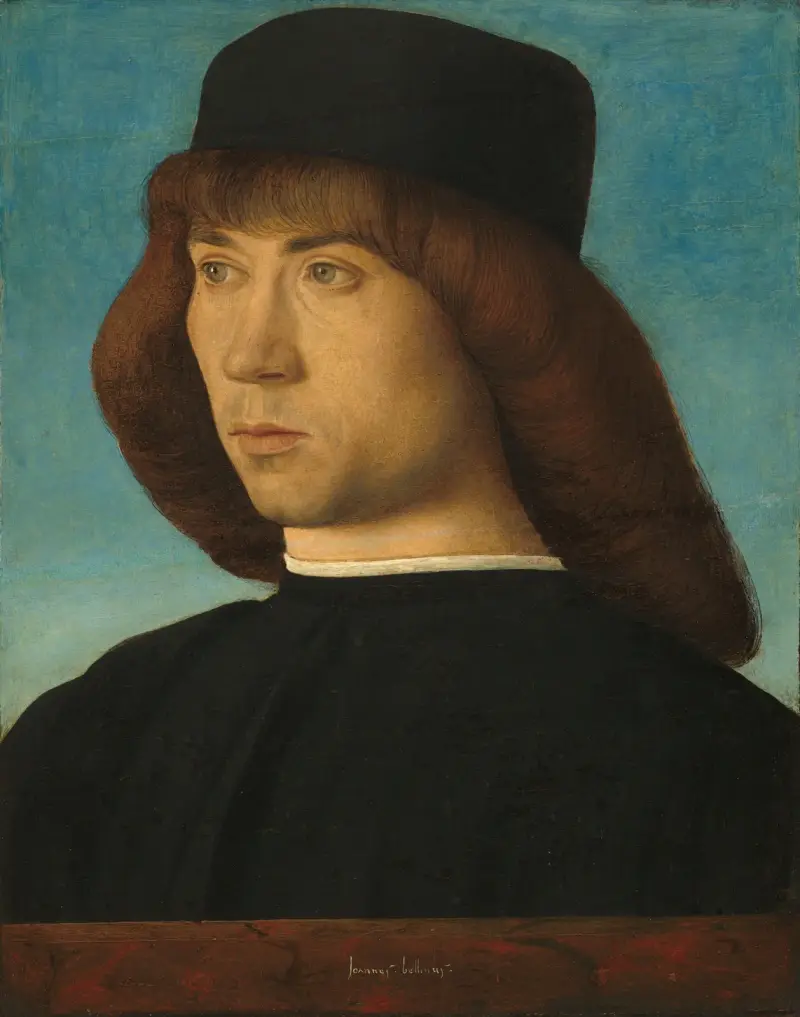 Portrait of a Young Man, 1490 – nr 2 av Giovanni Bellini