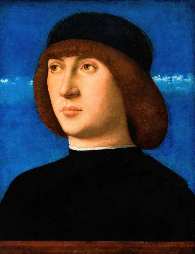 Portrait of a Young Man, 1490 – nr 1 av Giovanni Bellini