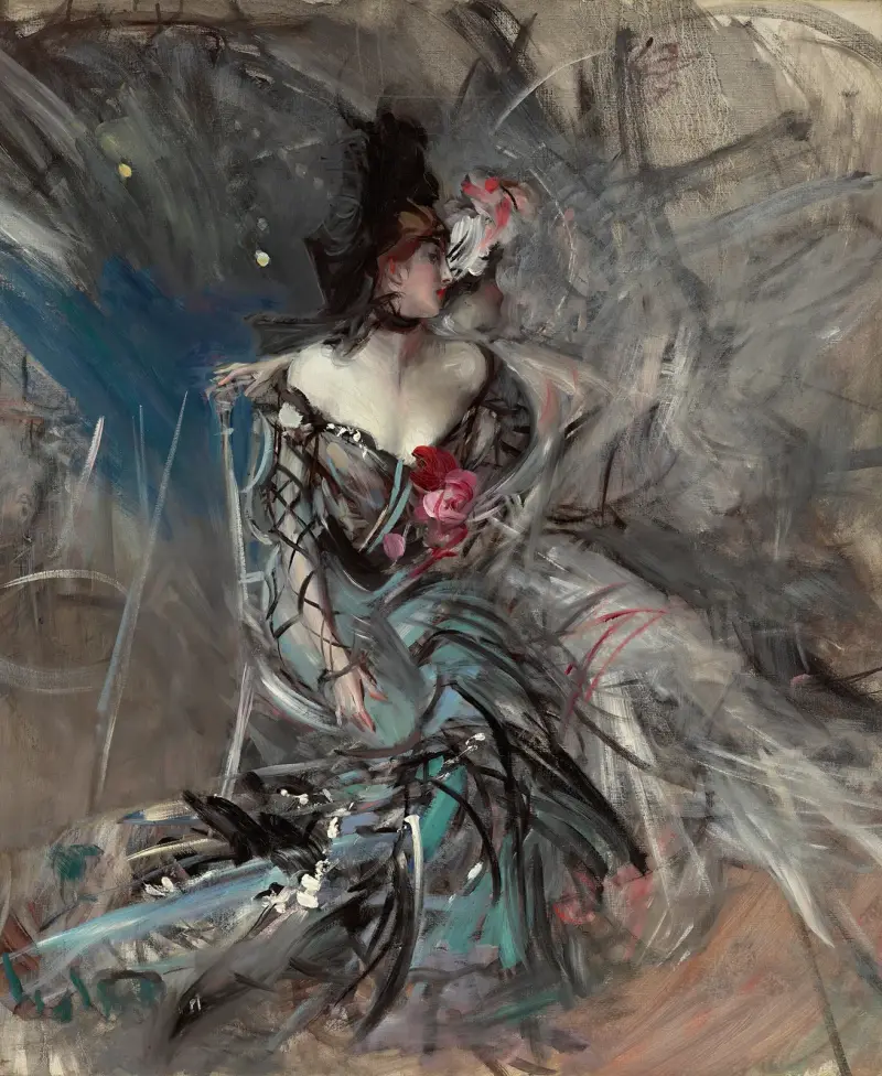 Spanska dansösen på Moulin Rouge av Giovanni Boldini