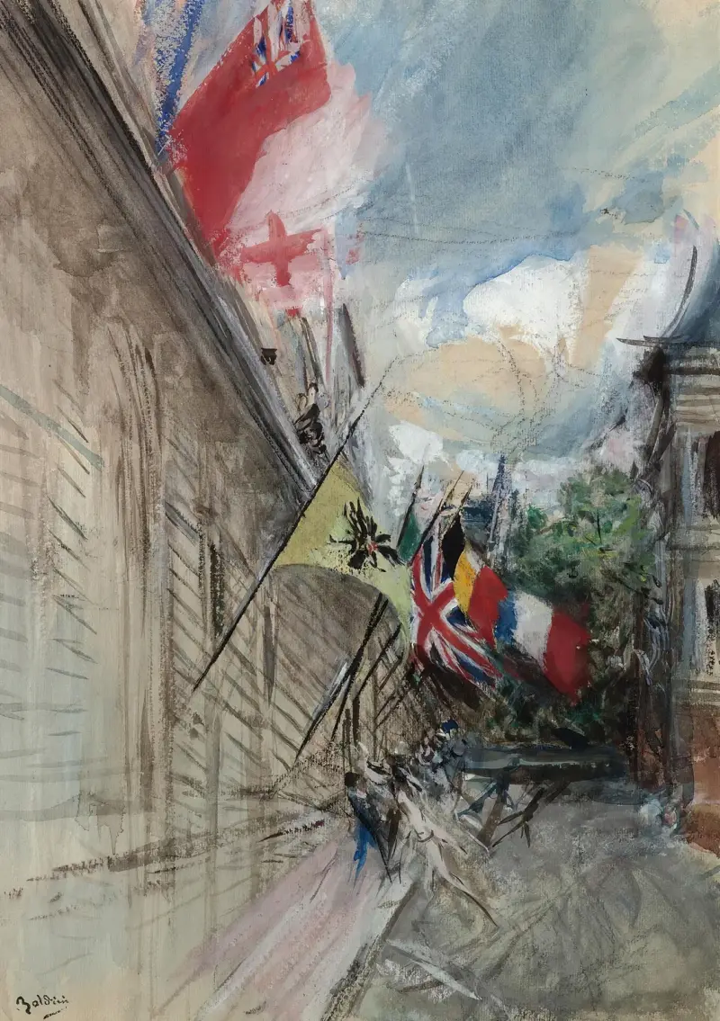 Paris, 14 juli av Giovanni Boldini