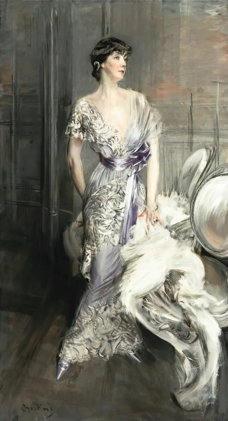 Porträtt av Celia Tobin Clark av Giovanni Boldini