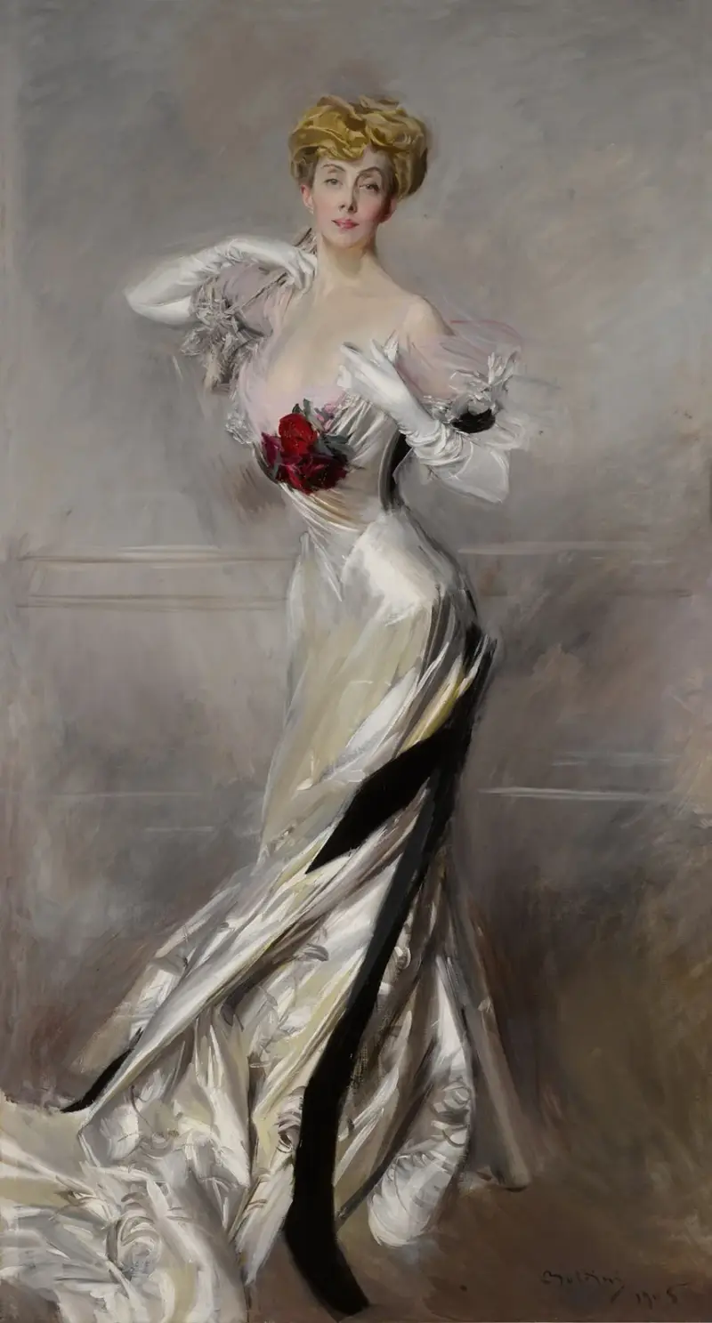 Porträtt av grevinnan Zichy av Giovanni Boldini