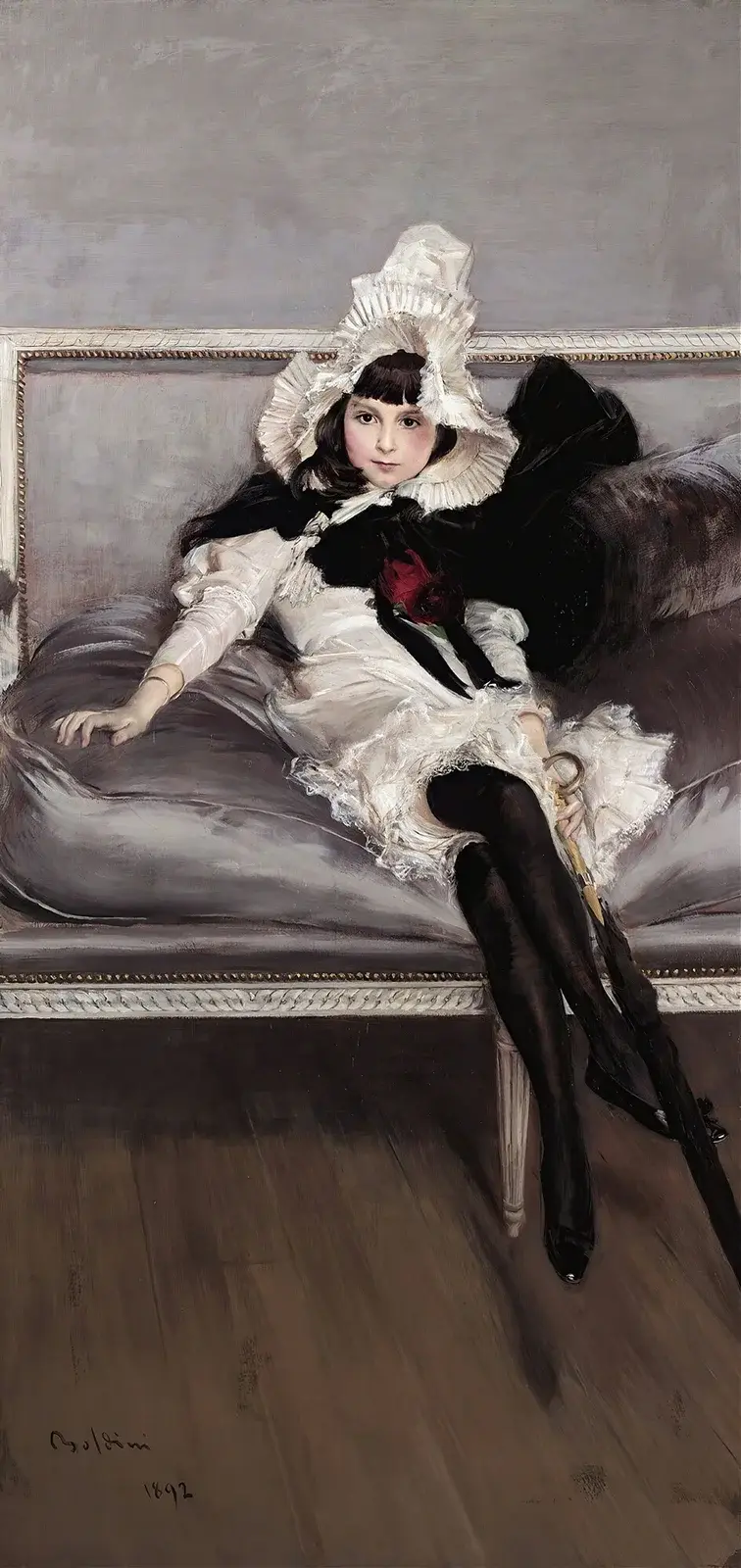 Porträtt av Giovinetta Errazuriz av Giovanni Boldini