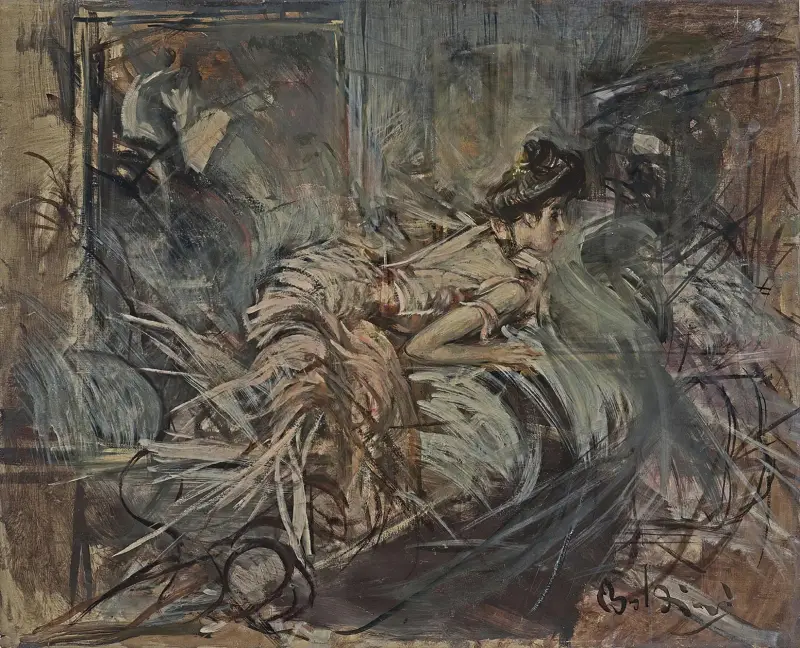 Konstnärens modell av Giovanni Boldini