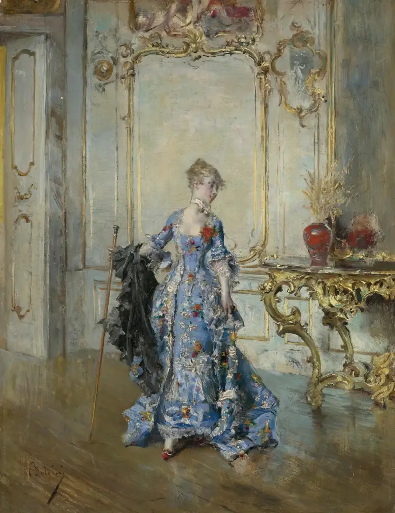 Den sista blicken i spegeln av Giovanni Boldini