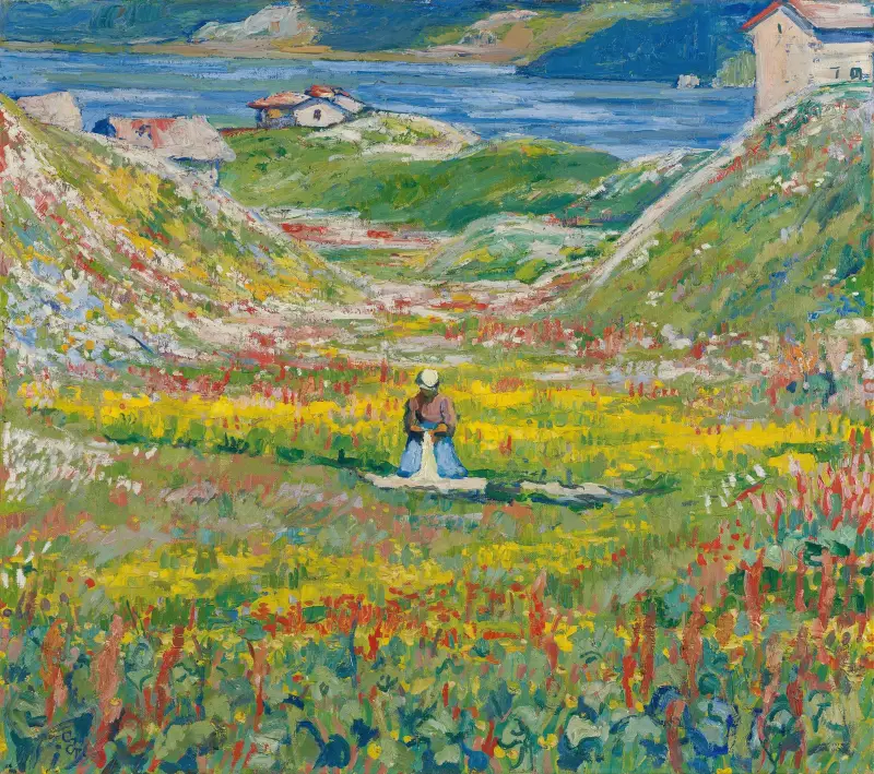 Kwitnąca dolina, Giovanni Giacometti