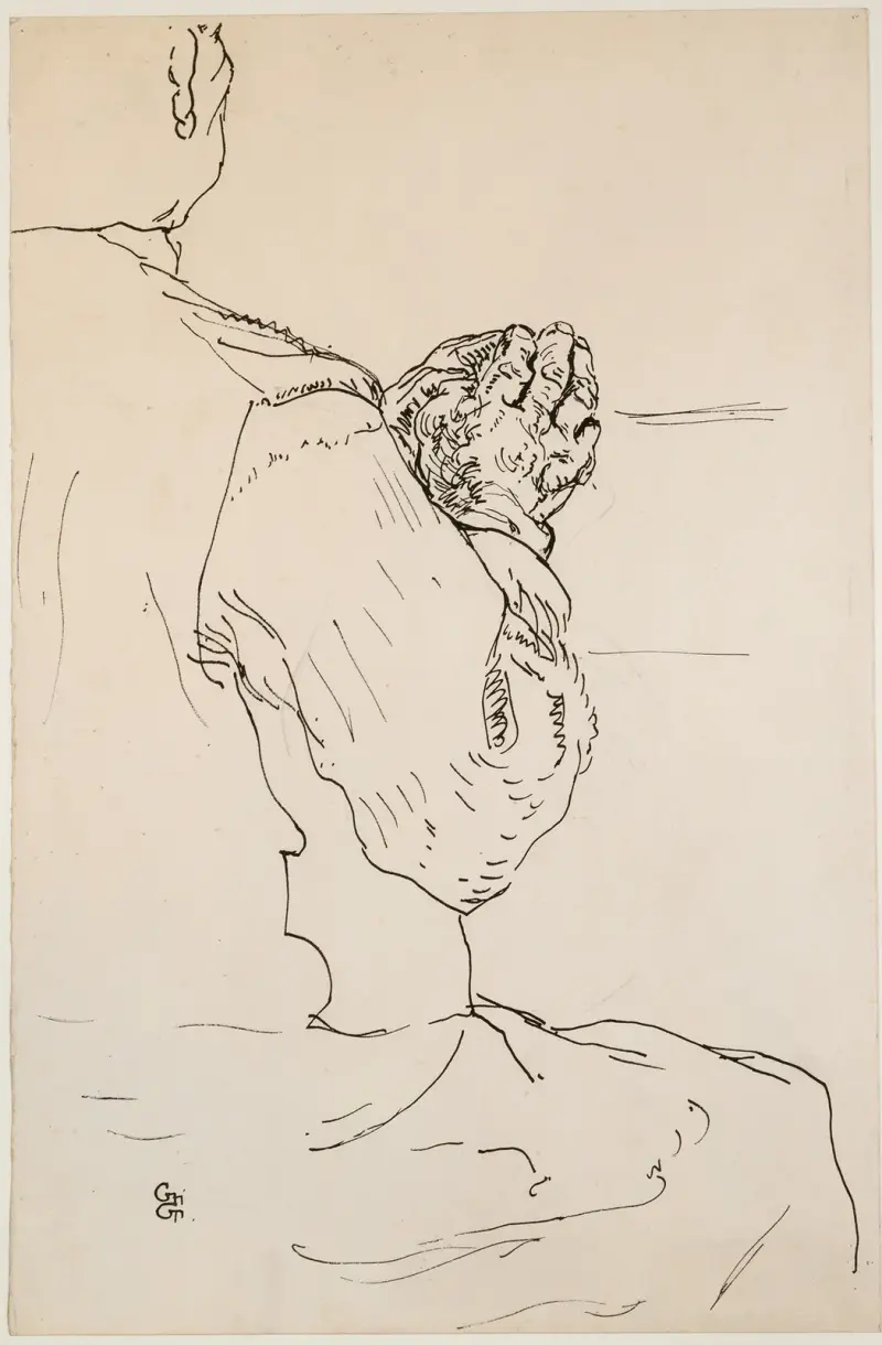 Giovanin de Vöja, Studie zu ‘Emmaus’ av Giovanni Giacometti