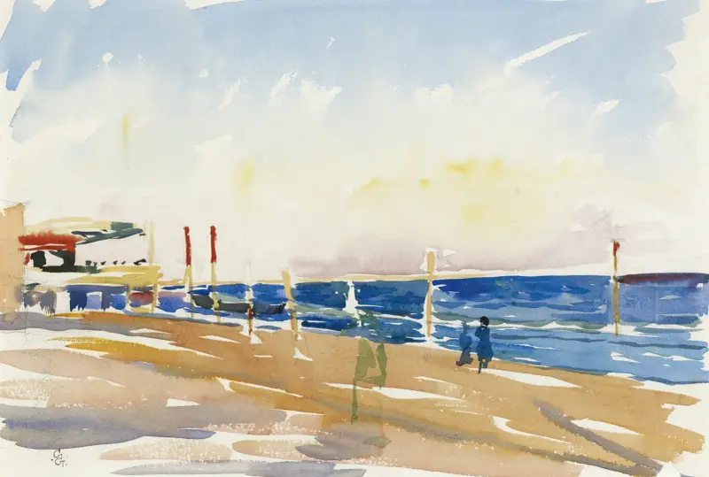 Lido Of Venice av Giovanni Giacometti