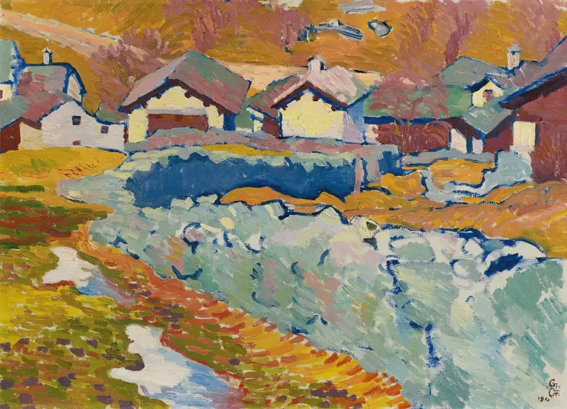 Vorfrühling In Stampa av Giovanni Giacometti
