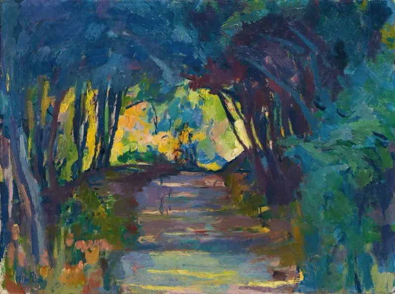 Leśna ścieżka, Giovanni Giacometti