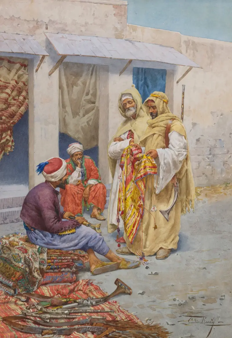 The Carpet Seller – nr 2 av Giulio Rosati