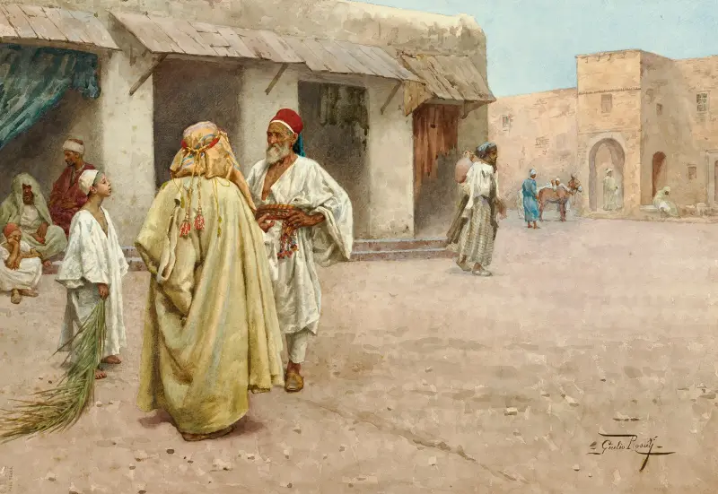 Der Marktplatz von Giulio Rosati