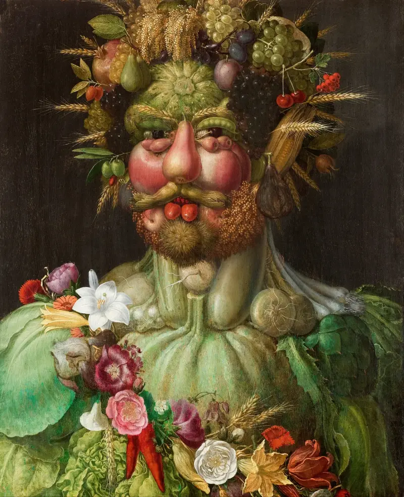 Rudolf II. von Habsburg oder Vertumnus von Giuseppe Arcimboldo