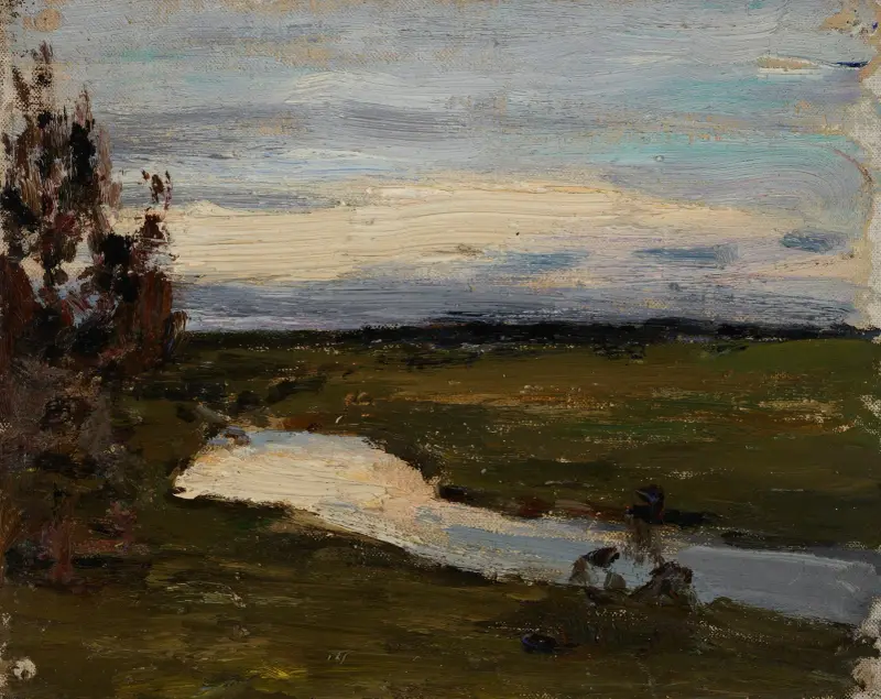 A River at the White Night av Jan Ciągliński