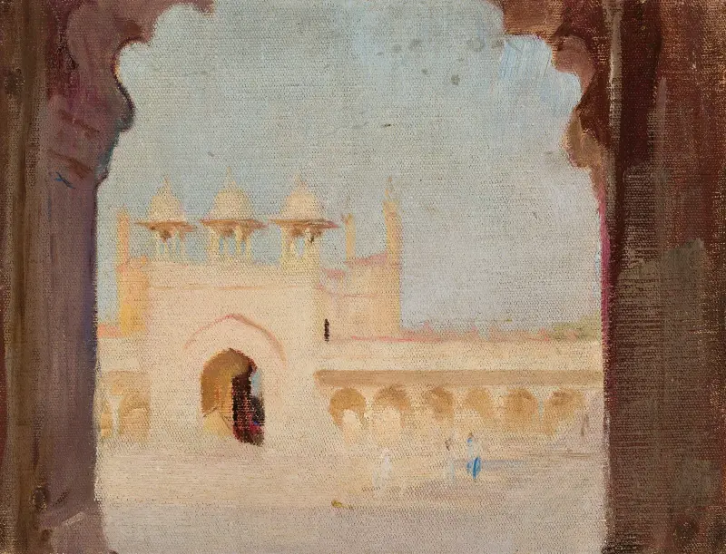 Agra – Palaces. From the journey to India av Jan Ciągliński