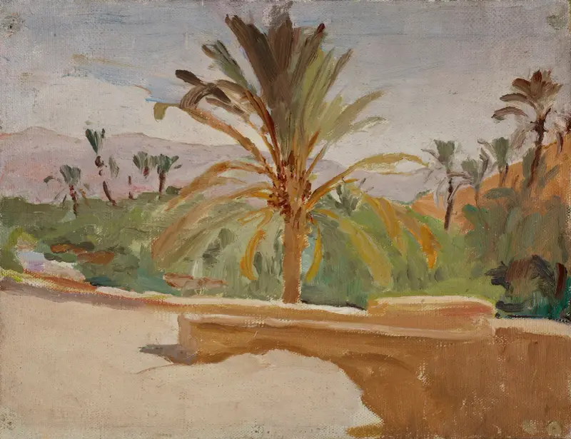 Biskra (Oáza s palmami), 1909 – Nr. 2, Jan Ciągliński