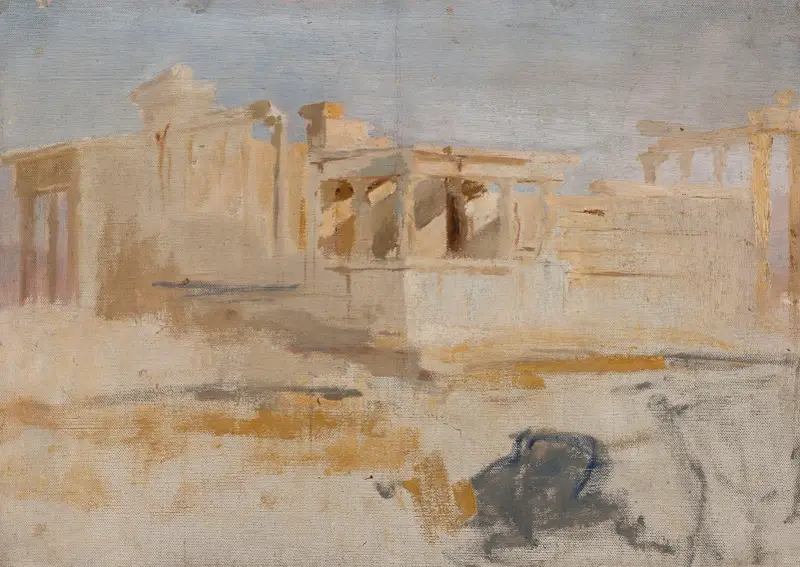 Erechtheion. Från resan till Grekland av Jan Ciągliński
