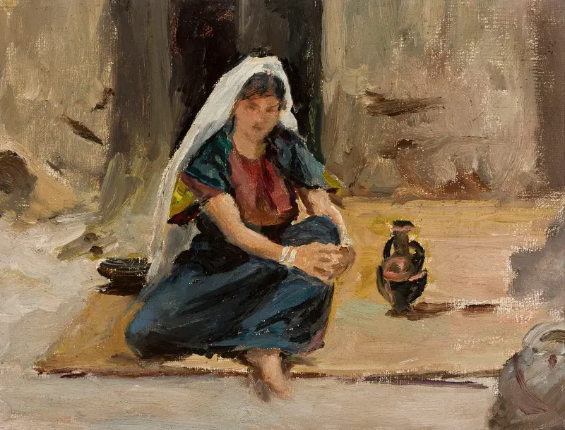 Mädchen aus Jerusalem. Von der Reise nach Palästina von Jan Ciągliński