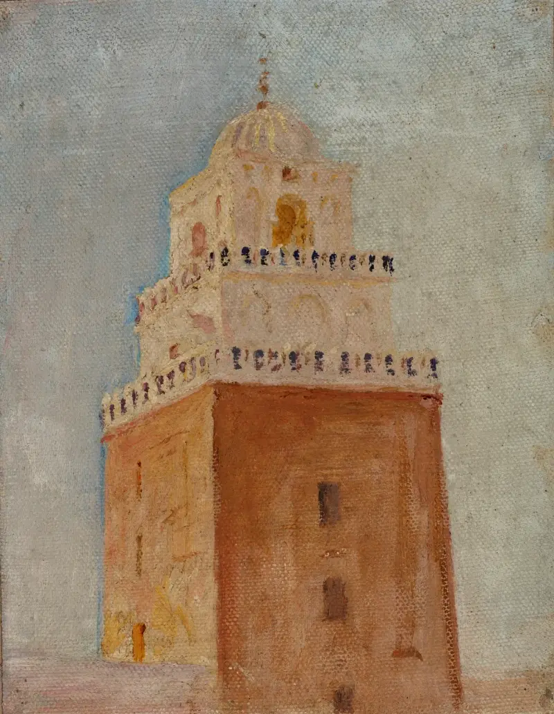 Kairouan (Das Minarett der Barbier-Moschee), 1911 – Nr. 4 von Jan Ciągliński