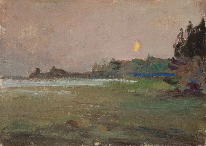 Månljus kväll (Mist) av Jan Ciągliński