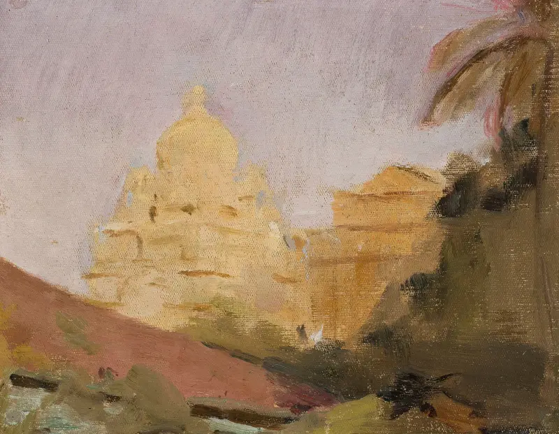 Mumbai – tempel. Från resan till Indien av Jan Ciągliński