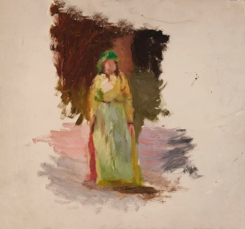 Skizze einer Frau von Jan Ciągliński