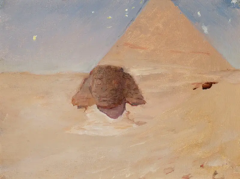 Sfinxen om natten. Från resan till Egypten av Jan Ciągliński
