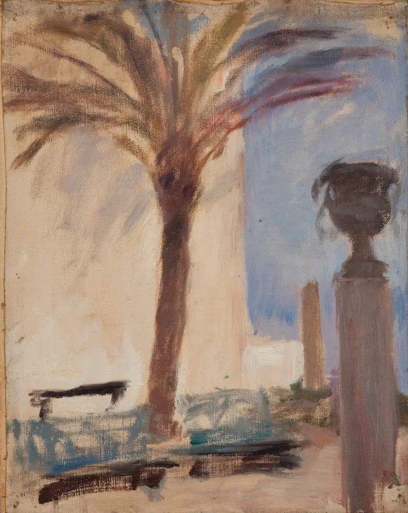 Taormina (palmy u hotelu), Jan Ciągliński
