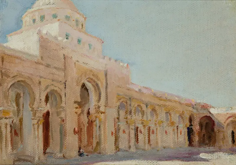 Den stora moskén i Kairouan – Tunisien av Jan Ciągliński