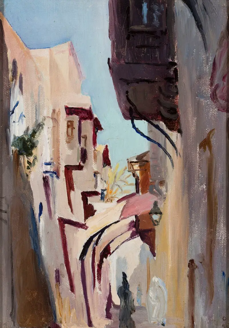 Via Dolorosa i Jerusalem. Från resan till Palestina av Jan Ciągliński