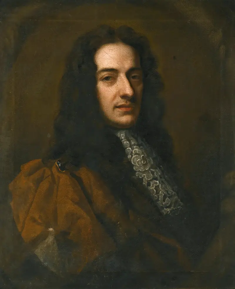 Portrait Of Nicola Matteis (C.1640-1714) av Sir Godfrey Kneller