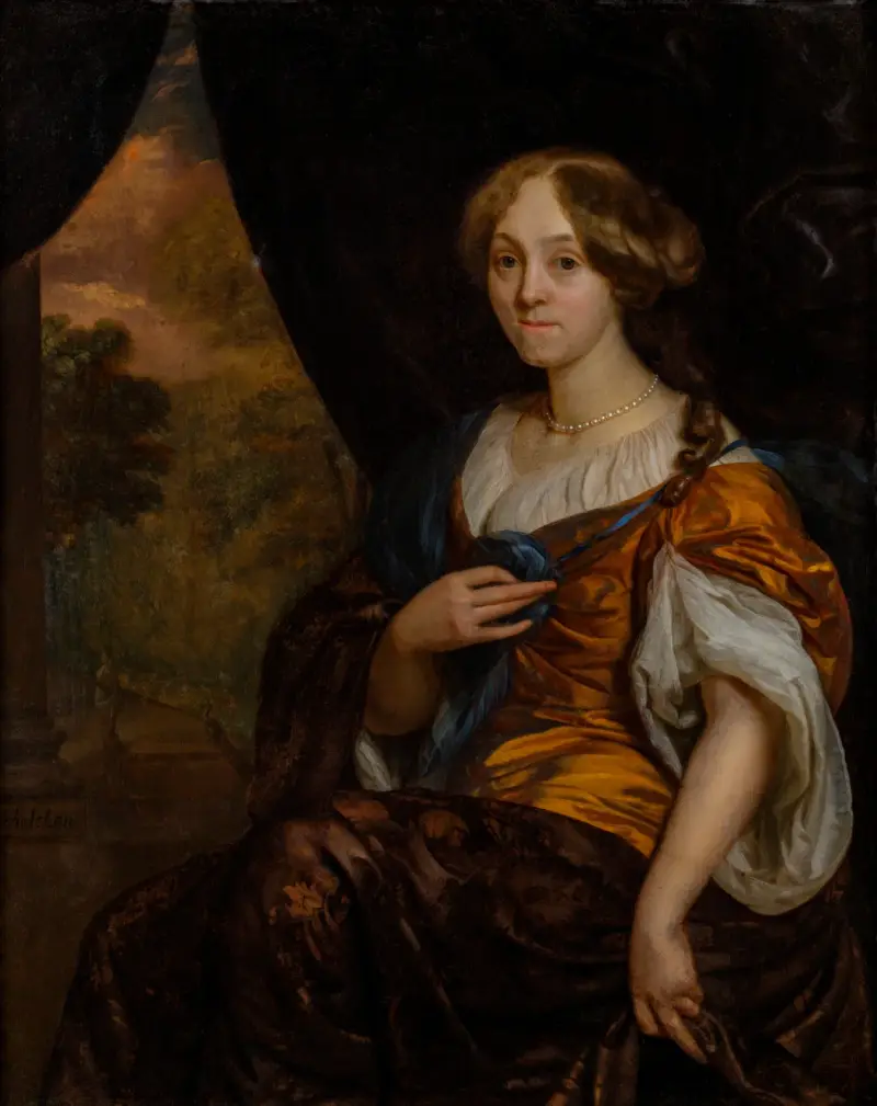 Portret van Maria Vingerhoed av Godfried Schalcken