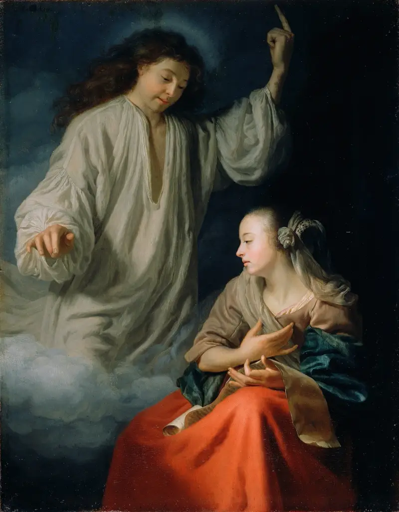 Zvěstování, Godfried Schalcken