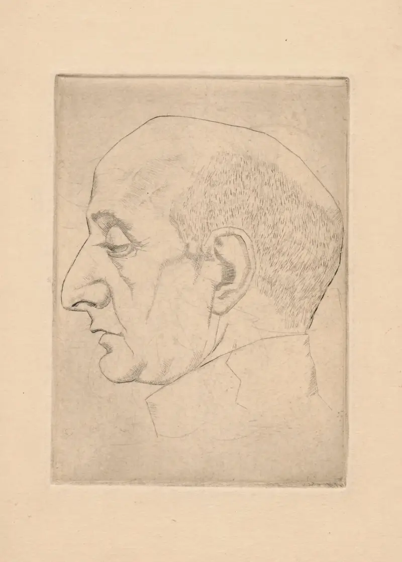 Portret mężczyzny, 1924 – nr 2 av Wiktoria Goryńska