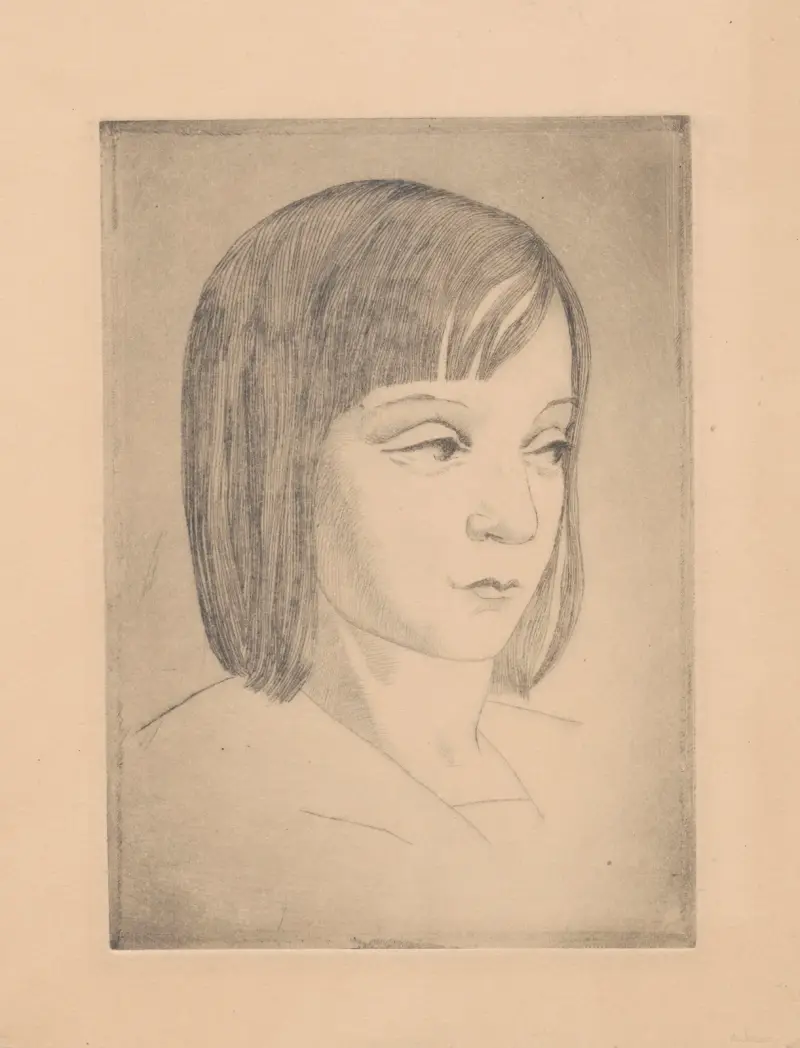Portret młodej dziewczyny av Wiktoria Goryńska