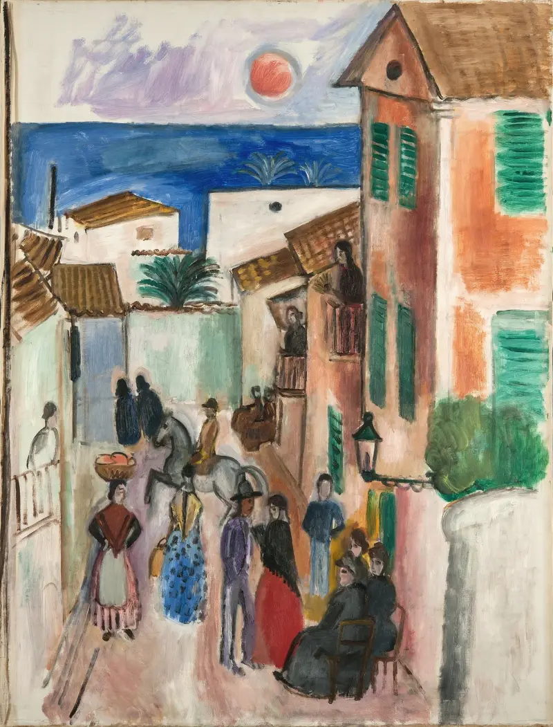 Street in Palma av Gösta Sandels