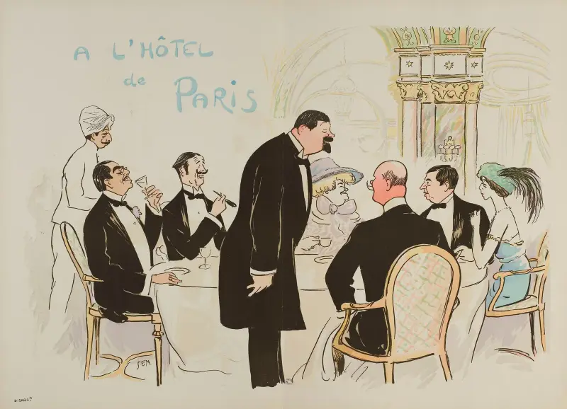 A l’Hôtel de Paris av Georges Goursat (Sem)