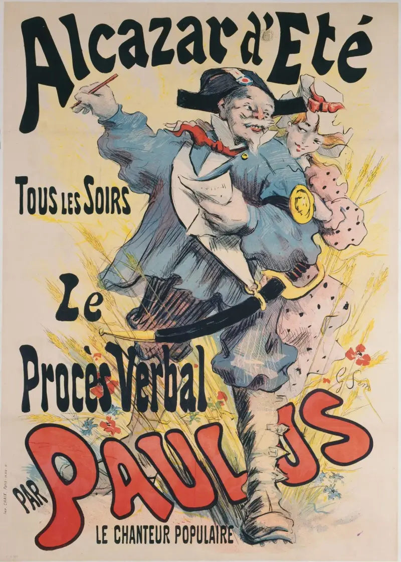 Alcazar d’Eté Le Procès Verbal PAR PAULUS LE CHANTEUR POPULAIRE av Georges Goursat (Sem)