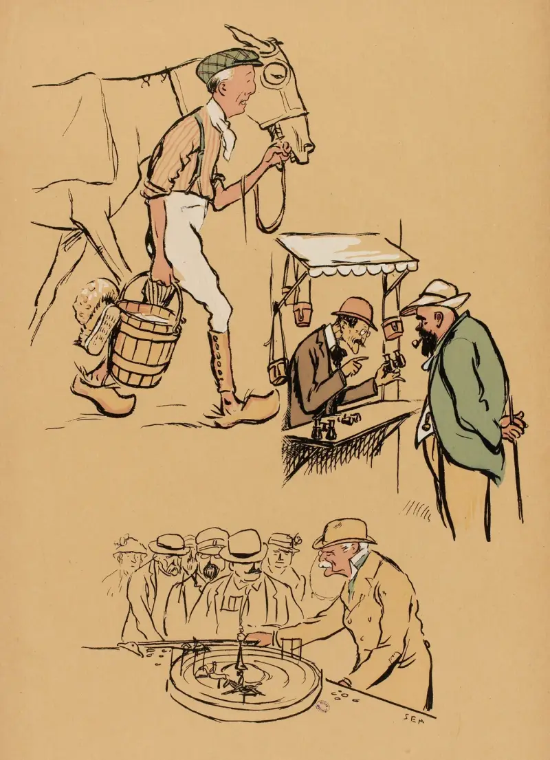 Na dostihovém závodišti, Georges Goursat (Sem)