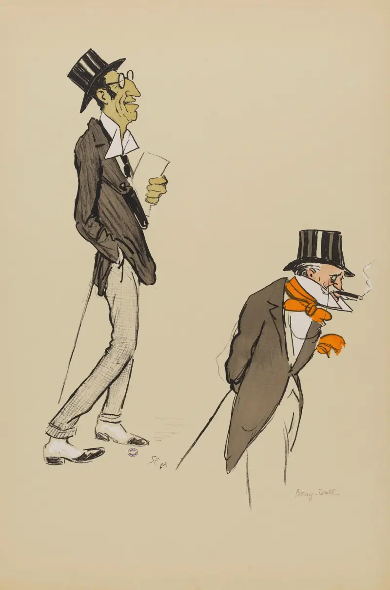 Berry-Wall et un homme av Georges Goursat (Sem)