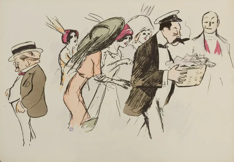 Boldini , Joël Sol, femmes av Georges Goursat (Sem)