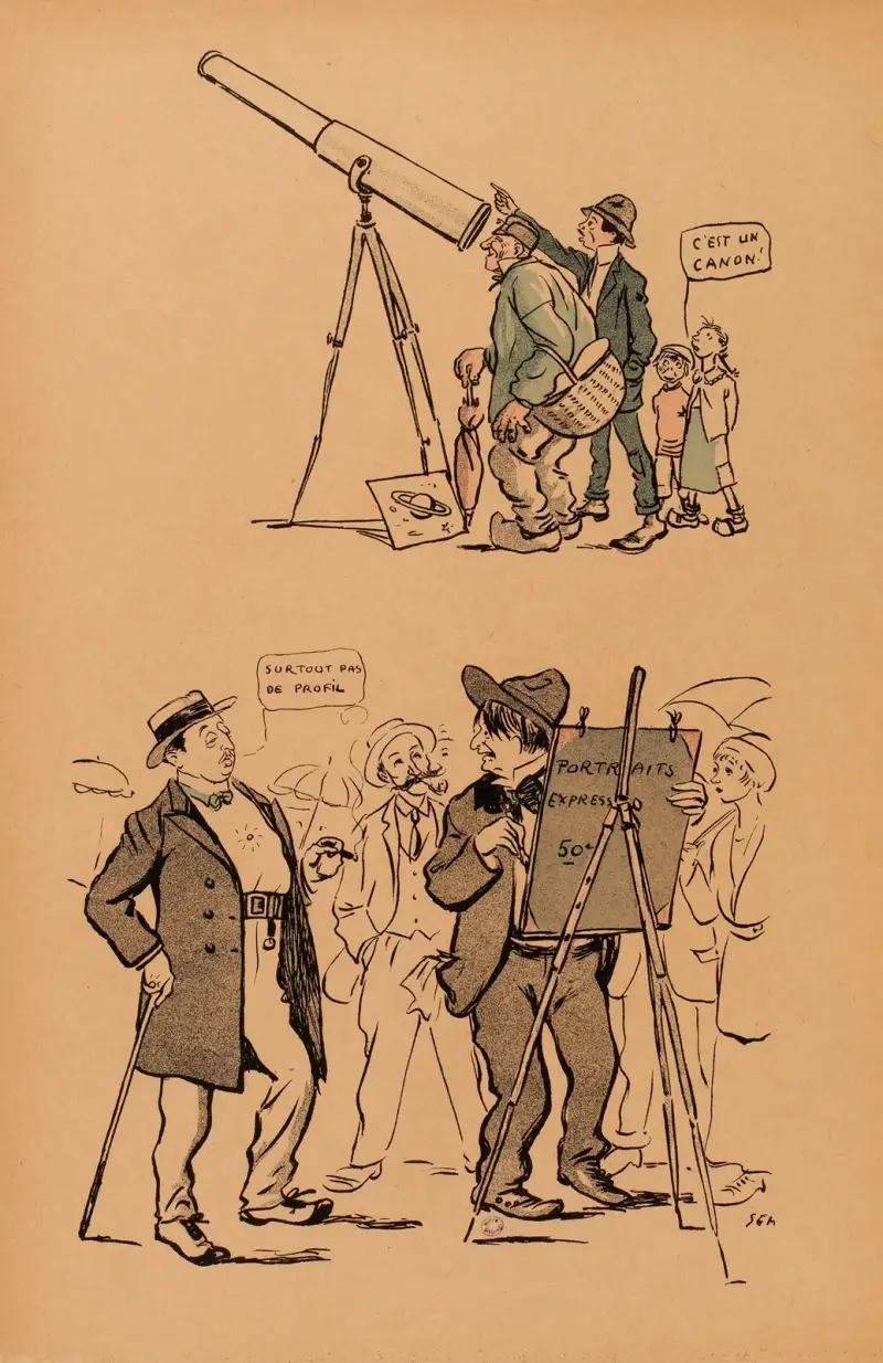 C’est un canon ! ; Portraits express av Georges Goursat (Sem)