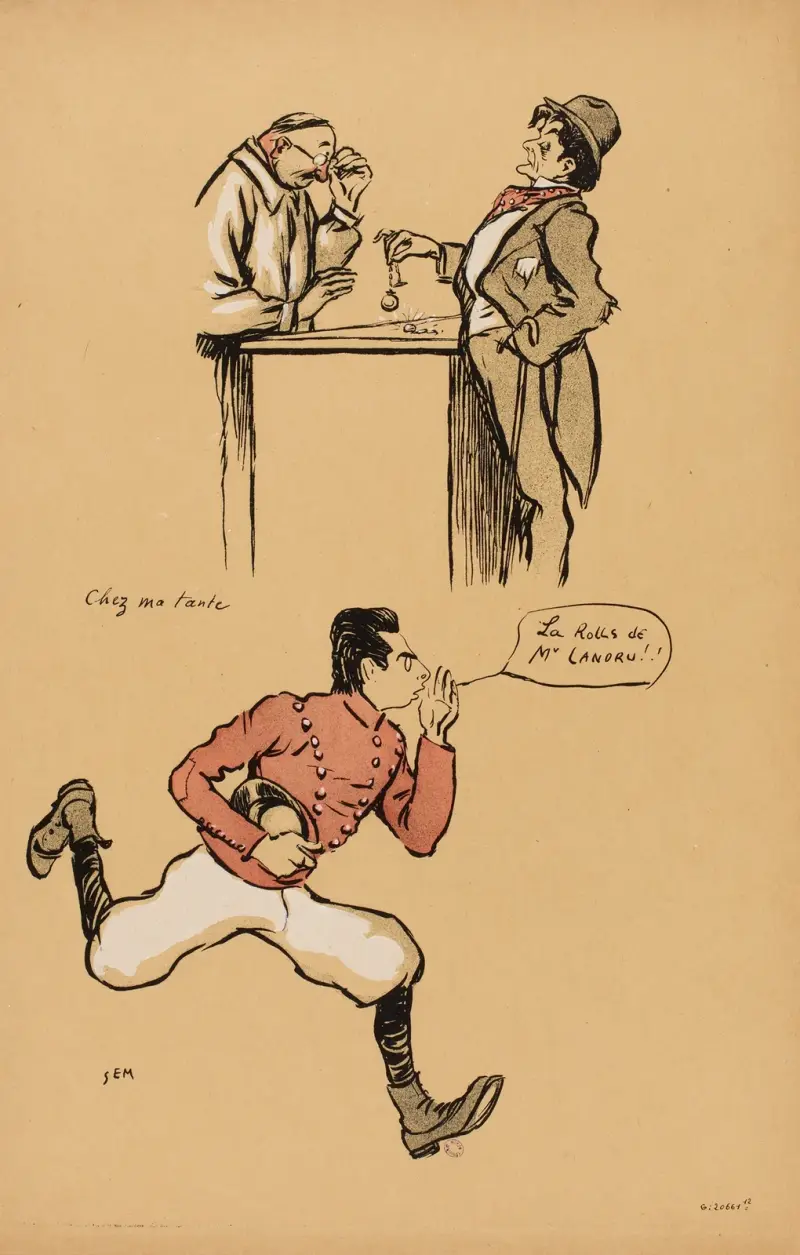 Bei meiner Tante von Georges Goursat (Sem)