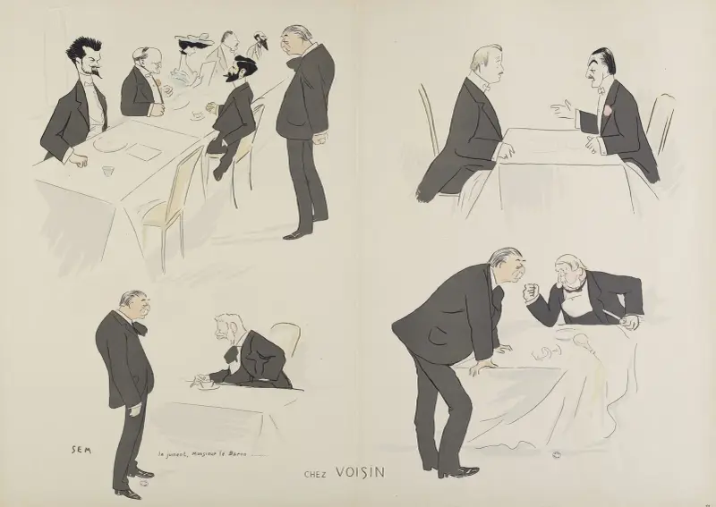 Hos Voisin av Georges Goursat (Sem)